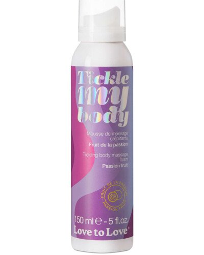 Mousse massage crépitante - fruits de la passion