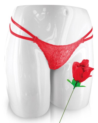 Rose surprise avec petite culotte - Fun Novelties