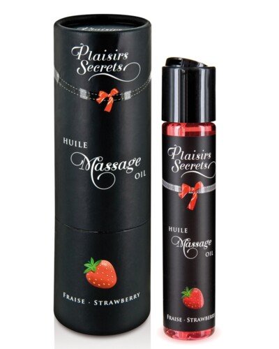 Huile de massage gourmande - Fraise
