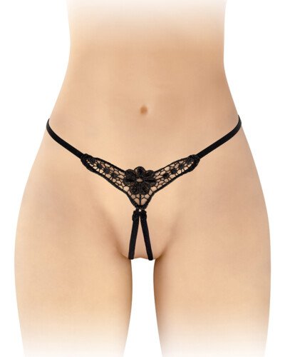 String ouvert Danuta - noir