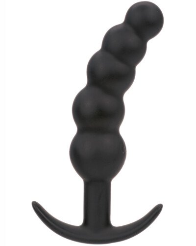 Plug anal Vibrant avec 5 perles - Calexotics