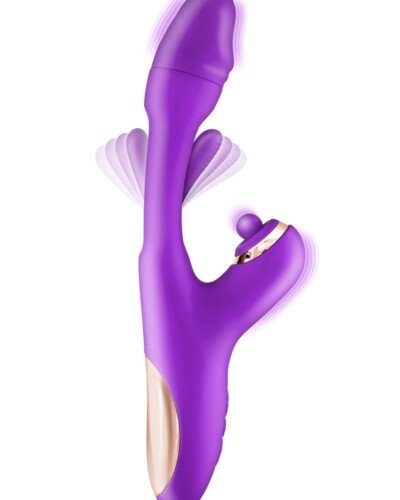 Vibromasseur rabbit 3-en-1 Joyfully violet - Yoba