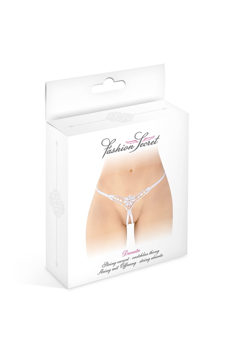 String ouvert Danuta - blanc – Image 2