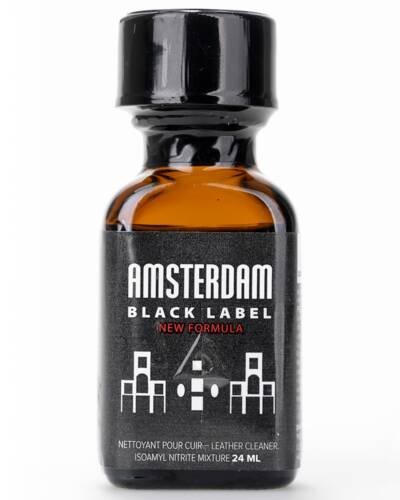 Poppers Amsterdam Black  label 24ml