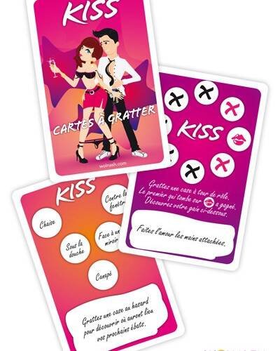 Cartes à gratter Kiss