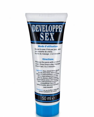 Crème développante Developpe sex