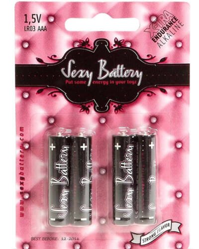 Sexy battery - Piles AAA x4