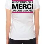 Tee-shirt J&M blanc - spécial femme